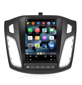 10.4" Wireless Apple CarPlay/Android Auto Vertical Radio for 2011-17 Ford Focus